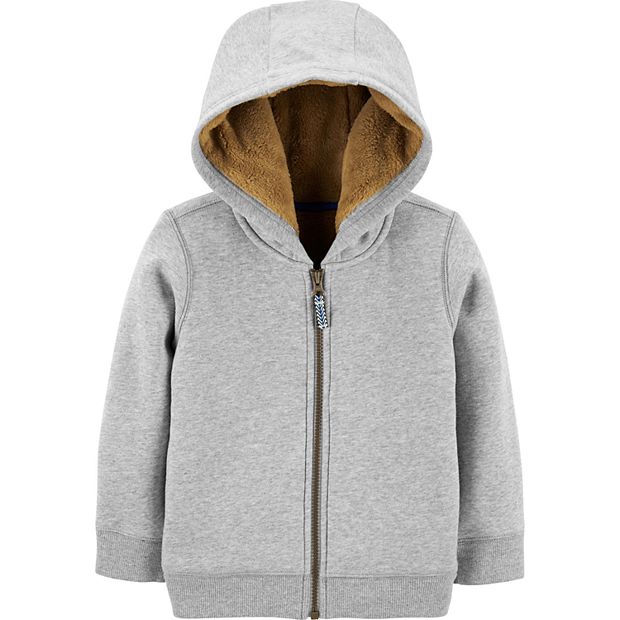 Toddler Boy Carter s Fleece Lined Zip Hoodie