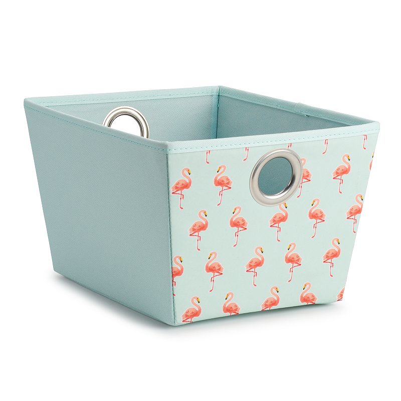 The Big One Flamingos Medium Tote, Light Blue