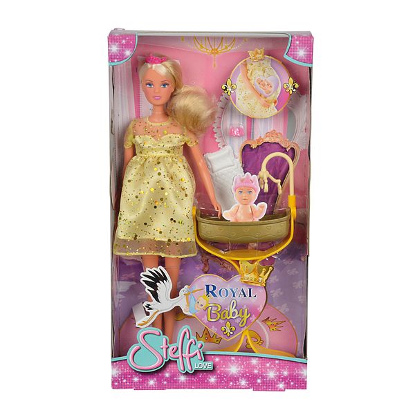 lunch moeder Weiland Girls Simba Steffi Love Simba Toys - Steffi Love Princess Royal Baby Playset