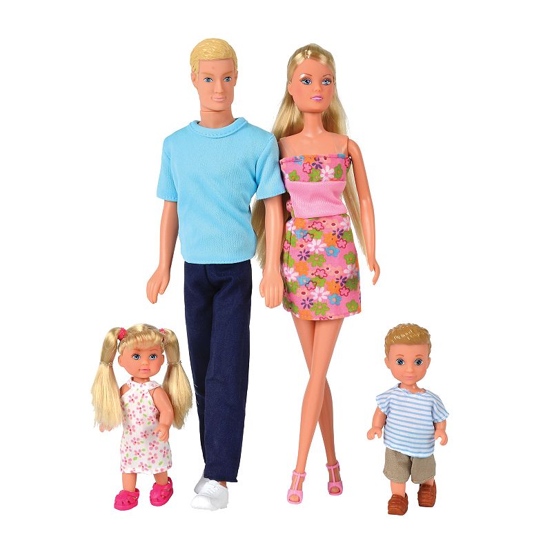 74051959 Simba Toys Steffi Love Family 4 Dolls Box Set, Mul sku 74051959