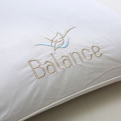 Dream On Balance Medium Firm Nano Shredded Memory Foam Core Pillow