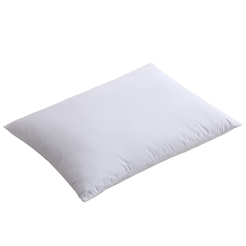 Dream On 2-pack Cotton Nano Feather Pillow, White, Standard