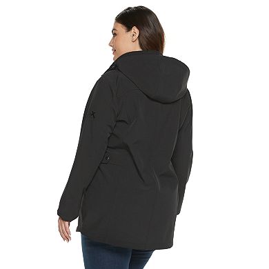 Plus Size ZeroXposur Nicole Hooded Soft Shell Jacket