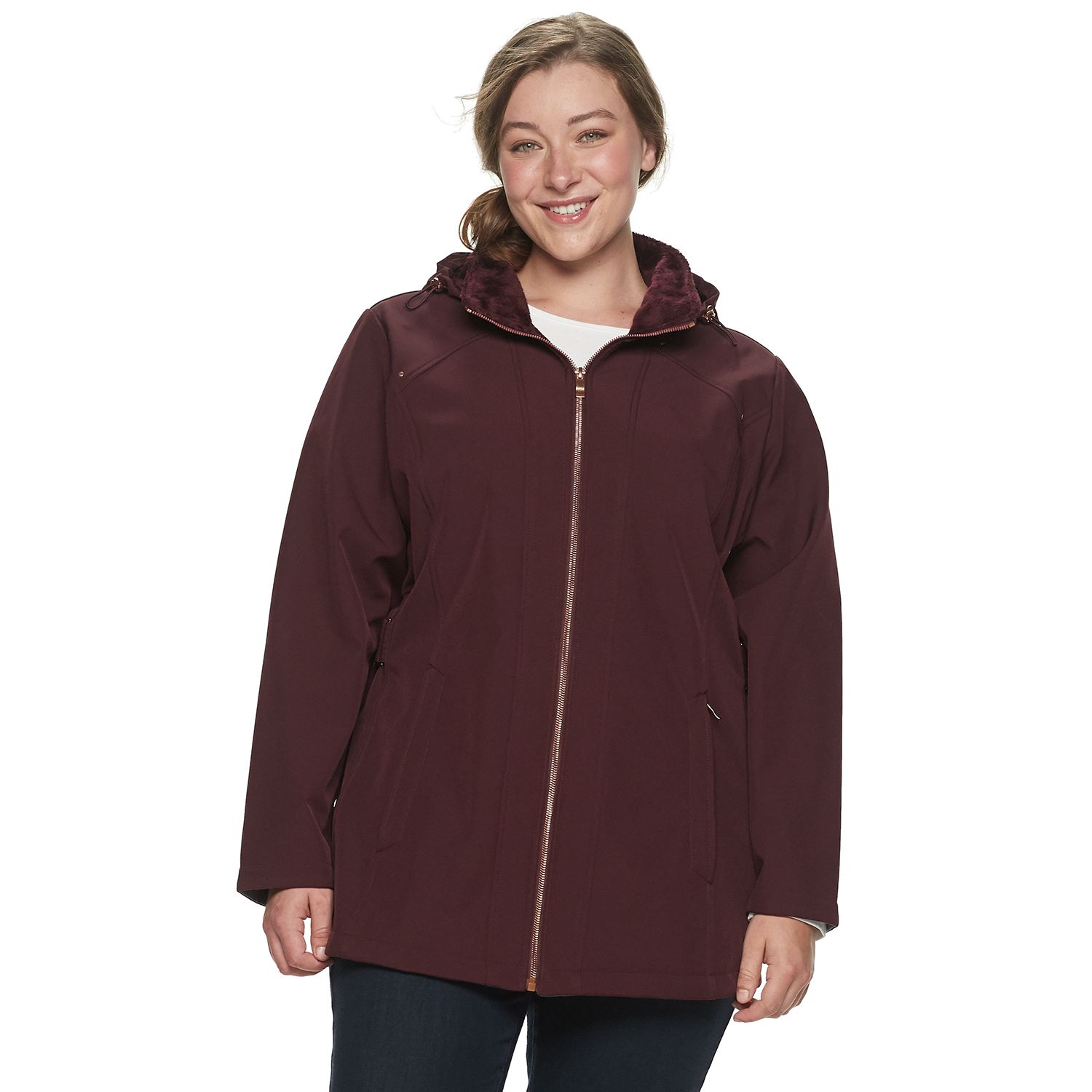 womens plus size soft shell jacket