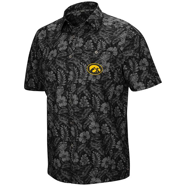 Men's Iowa Hawkeyes Luau Button-Down Shirt