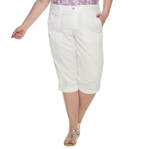 Plus Size EVRI Utility Capris