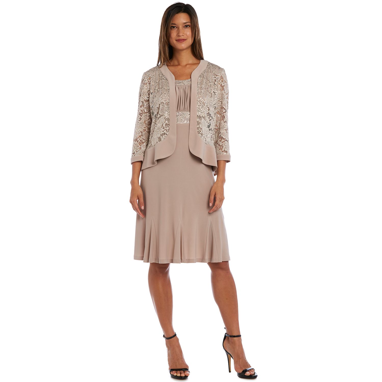 petite jacket dress set