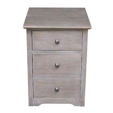International Concepts Espresso Two-Drawer File Cabinet