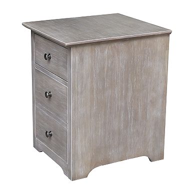 International Concepts Espresso Two-Drawer File Cabinet