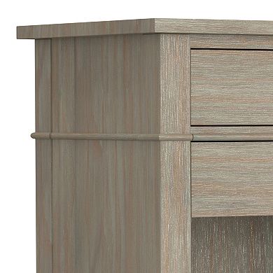 Simpli Home Carlton Nightstand Table