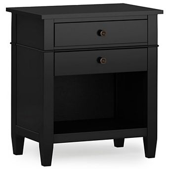 Simpli Home Carlton Nightstand Table