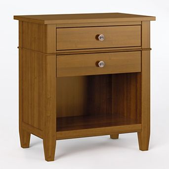 Simpli Home Carlton Nightstand Table