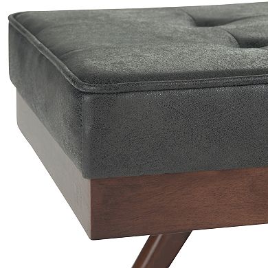 Simpli Home Pierce Ottoman Bench