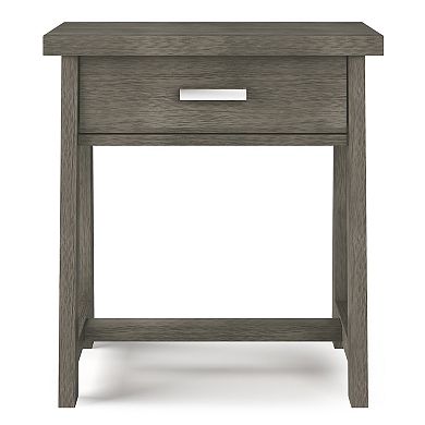 Simpli Home Sawhorse Bedside Table