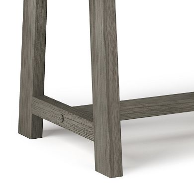 Simpli Home Sawhorse Bedside Table