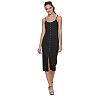 Juniors' Mudd® Button-Front Midi Dress