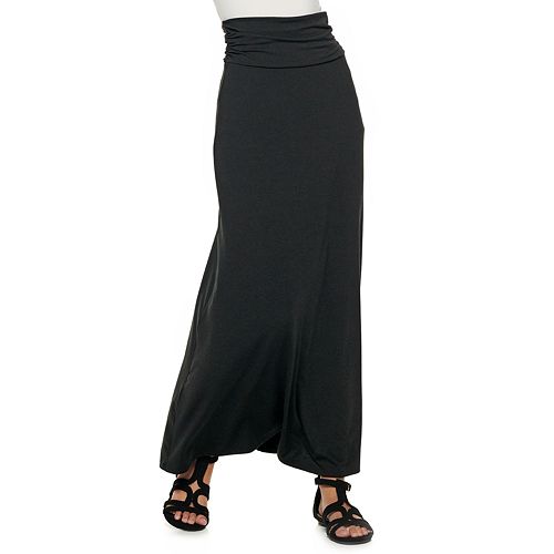 NEW! Juniors' Joe B Solid Knit Maxi Skirt
