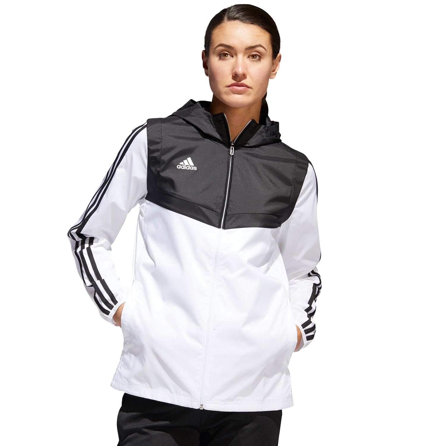 adidas white jacket womens