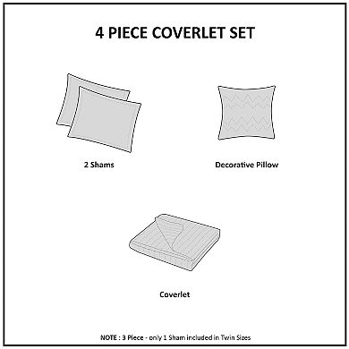 Intelligent Design Gavin Reversible Quilt Set with Shams and Decorative Pillows