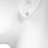 LC Lauren Conrad Mother-of-Pearl Nickel Free Flower Stud Earrings