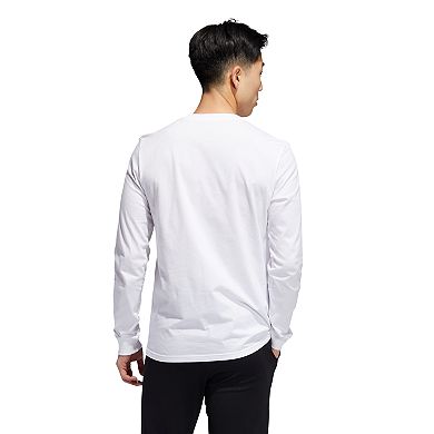 Men's adidas Long-Sleeve Logo Tee
