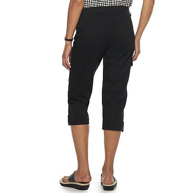 Women's Croft & Barrow® Comfort Waist Utility Capris