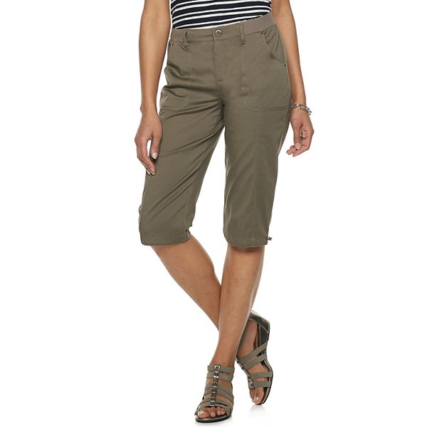 Women's Croft & Barrow® Utility Skimmer Capris