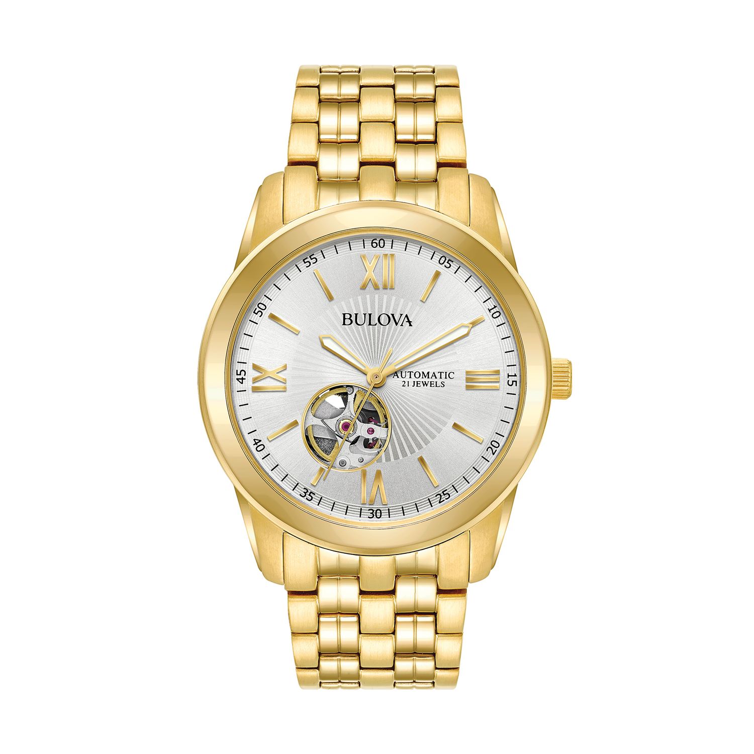 all gold bulova watch