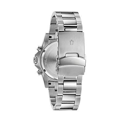 Bulova Men's Stainless Steel Chronograph Watch - 98B326