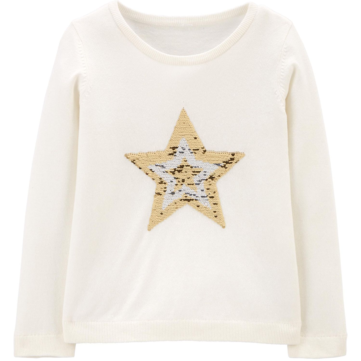 sequin star sweatshirt