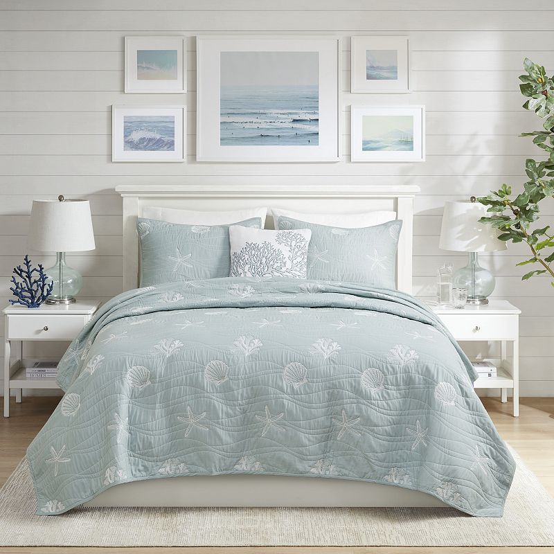 52691790 Harbor House Seaside 4-Piece Coastal Cotton Quilt  sku 52691790