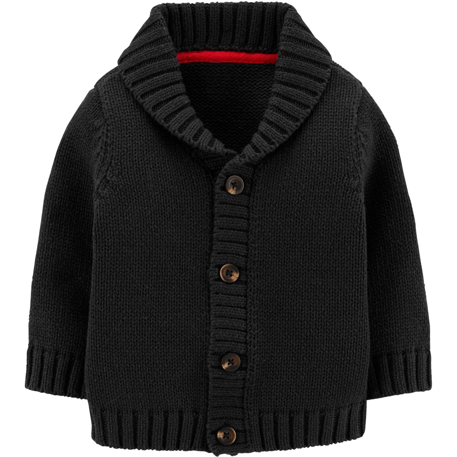 Coodebear Little Baby Boys Vintage Round Collor Thick Cashmere Cardigan Sweater Coats