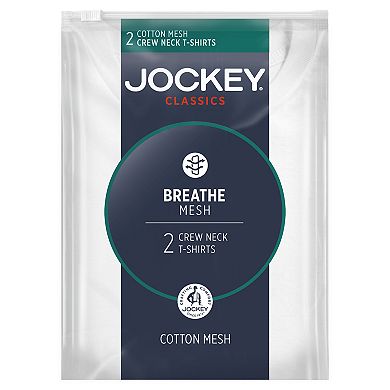 Men's Jockey® 2-pack Breathe Mesh Classics Crewneck Tees