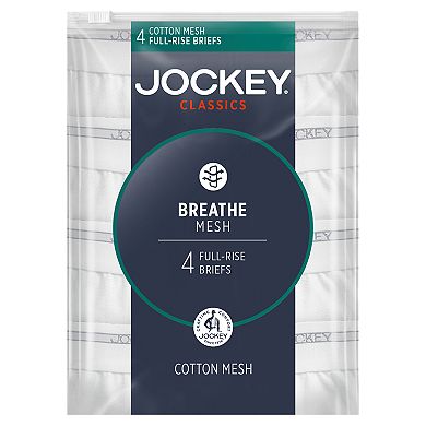 Men's Jockey 4-pack Breathe Mesh Classics Briefs