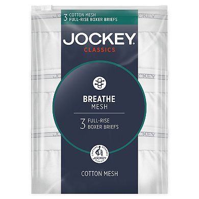 Men's Jockey 3-pack Classics Breathe Mesh Boxer Briefs