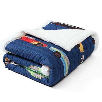 Lush Decor Race Cars Throw