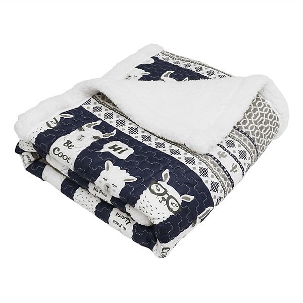 Llama throw blanket hot sale