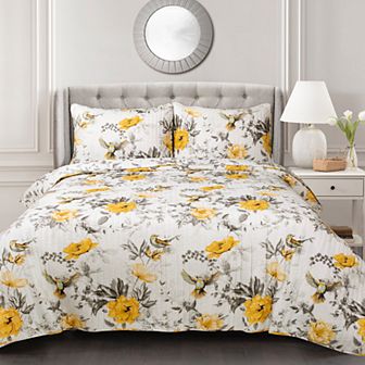 Lush Decor Penrose Floral Quilt Set