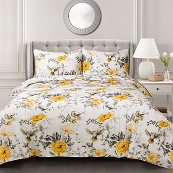 Lush Decor Penrose Floral Quilt Set
