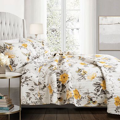 Lush Decor Penrose Floral Quilt Set