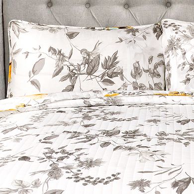 Lush Decor Penrose Floral Quilt Set