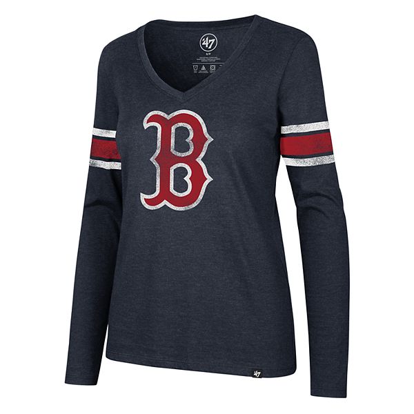 Women's '47 Brand Boston Red Sox Fade Out Boyfriend Tee