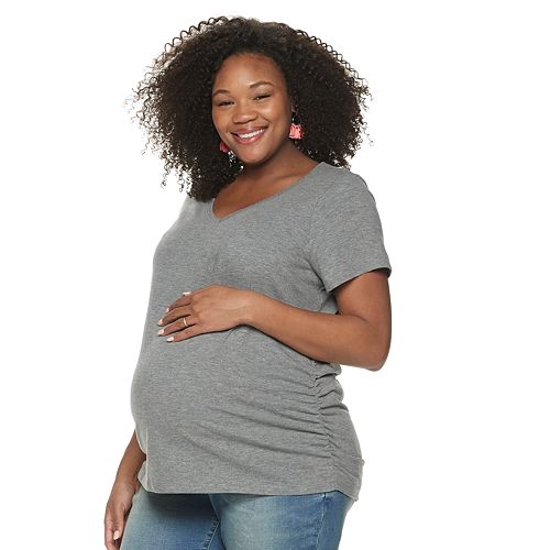plus size maternity tee