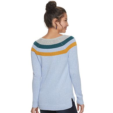 Women's Sonoma Goods For Life Pointelle Yoke Sweater