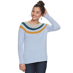 Women's SONOMA Goods for Life™ Striped Yoke Sweater