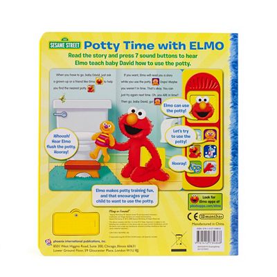 Sesame Street Elmo Potty Time Songs Book