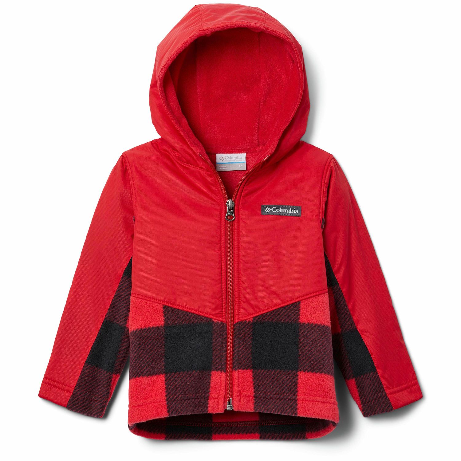 toddler columbia fleece with hood