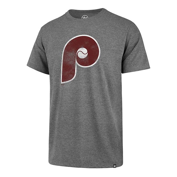 47 Brand Philadelphia Phillies Men's Pinstripe Throwback Raglan T