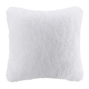 Spencer Home Decor Solid Faux Fur Throw Pillow