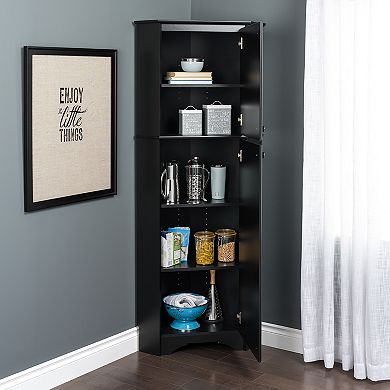 Prepac Elite Tall Corner Storage Cabinet